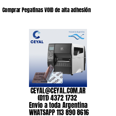 Comprar Pegatinas VOID de alta adhesión