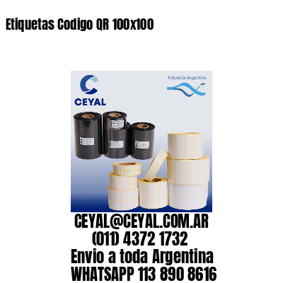 Etiquetas Codigo QR 100×100