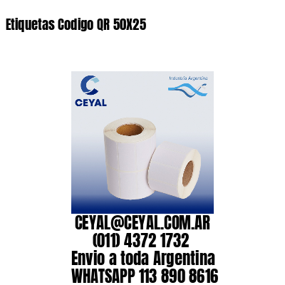 Etiquetas Codigo QR 50X25