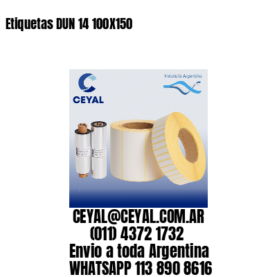 Etiquetas DUN 14 100X150