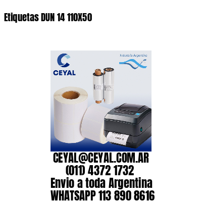 Etiquetas DUN 14 110X50