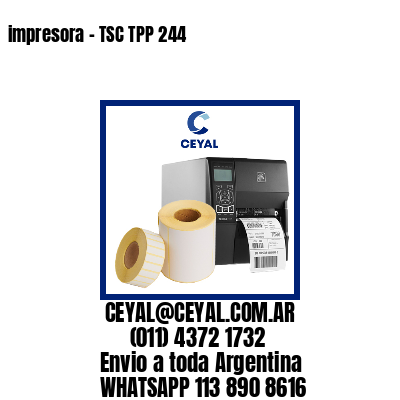 impresora – TSC TPP 244