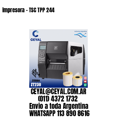 impresora – TSC TPP 244