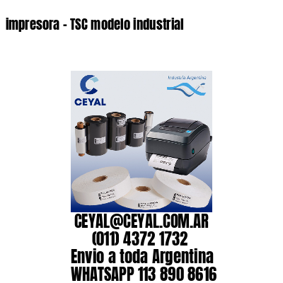 impresora – TSC modelo industrial