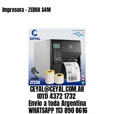 impresora – ZEBRA S4M