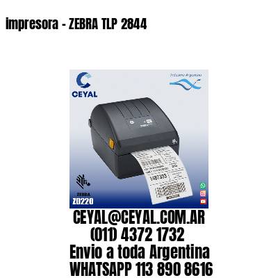 impresora – ZEBRA TLP 2844