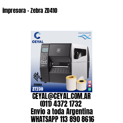 impresora – Zebra ZD410