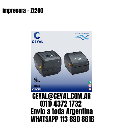 impresora – Zt200