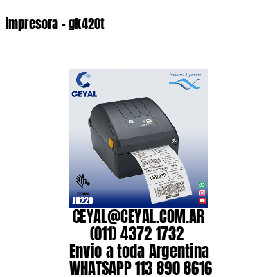 impresora – gk420t