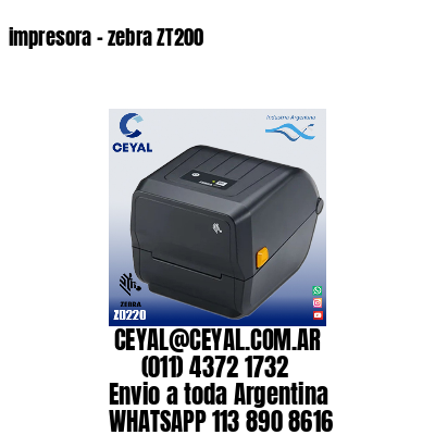 impresora – zebra ZT200