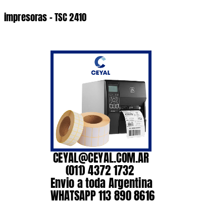 impresoras – TSC 2410