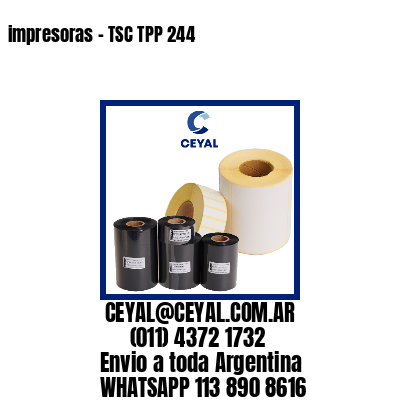 impresoras – TSC TPP 244