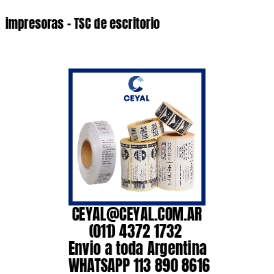 impresoras – TSC de escritorio