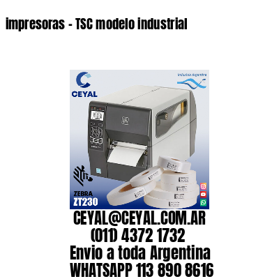 impresoras – TSC modelo industrial