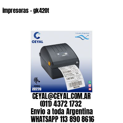 impresoras – gk420t