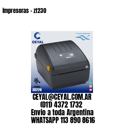 impresoras – zt230