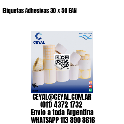 Etiquetas Adhesivas 30 x 50 EAN