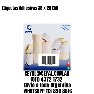 Etiquetas Adhesivas 38 X 20 EAN