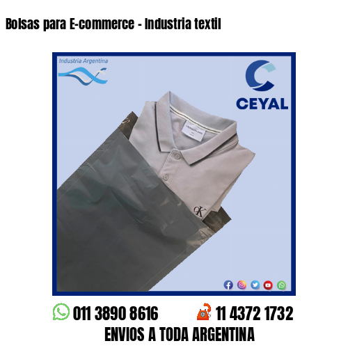 Bolsas para E-commerce – Industria textil