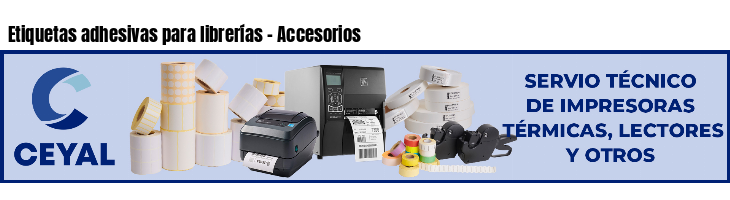 Etiquetas adhesivas para librerías - Accesorios