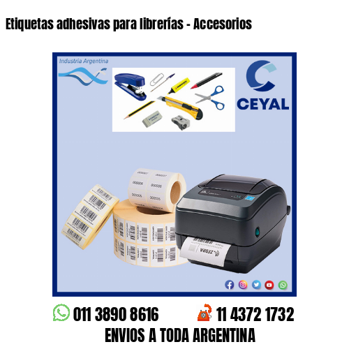 Etiquetas adhesivas para librerías – Accesorios