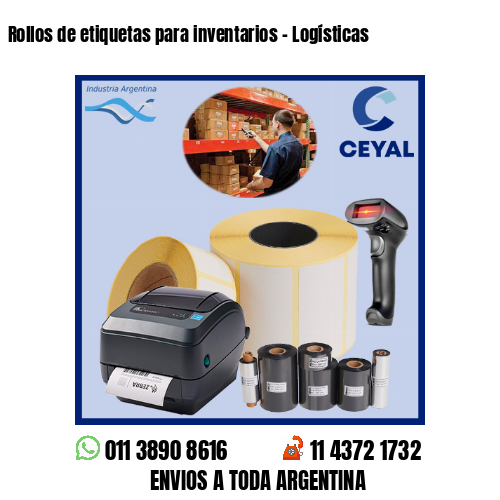 Rollos de etiquetas para inventarios – Logísticas