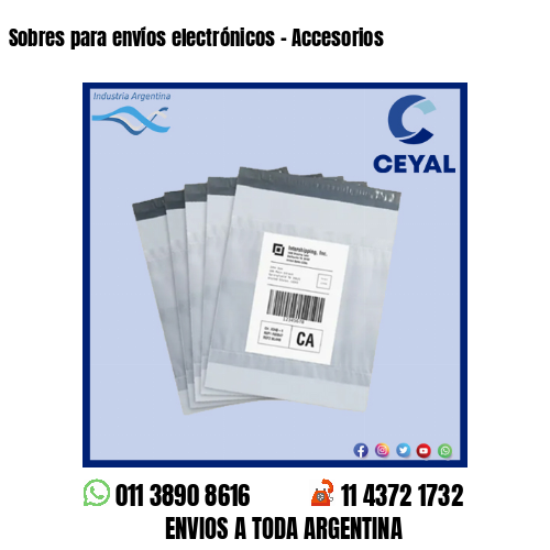 Sobres para envíos electrónicos – Accesorios