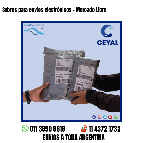 Sobres para envíos electrónicos – Mercado Libre