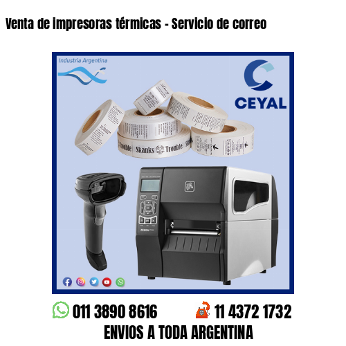 Venta de impresoras térmicas – Servicio de correo