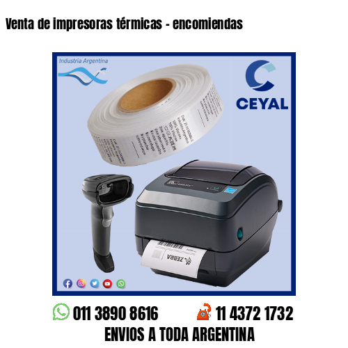 Venta de impresoras térmicas – encomiendas