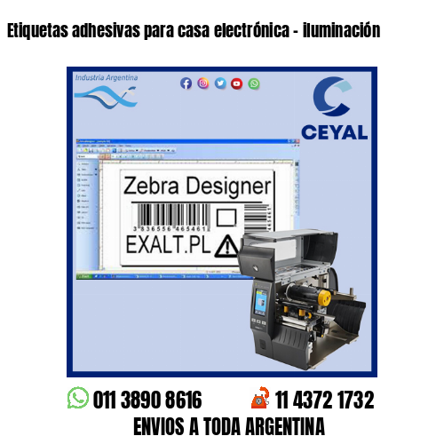 Etiquetas adhesivas para casa electrónica – iluminación