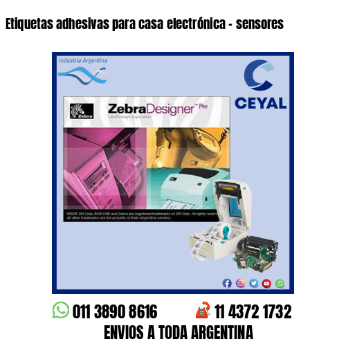 Etiquetas adhesivas para casa electrónica – sensores