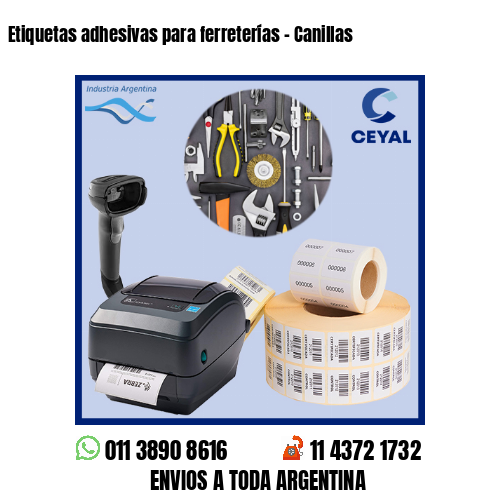 Etiquetas adhesivas para ferreterías – Canillas