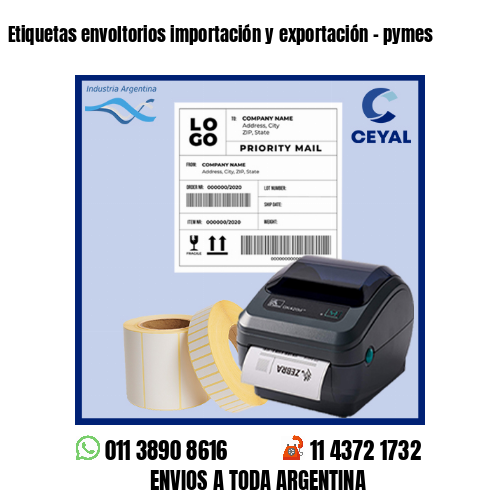 Etiquetas envoltorios importación y exportación – pymes