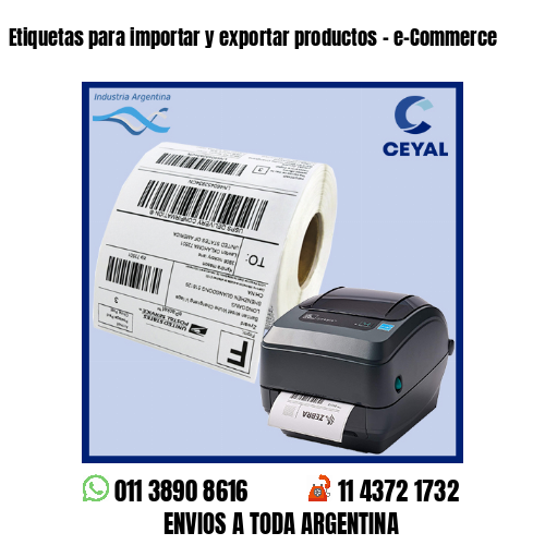 Etiquetas para importar y exportar productos – e-Commerce