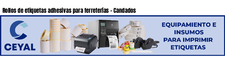 Rollos de etiquetas adhesivas para ferreterías - Candados