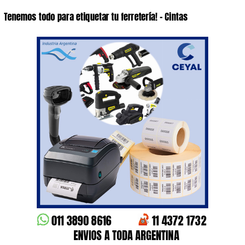 Tenemos todo para etiquetar tu ferretería! – Cintas