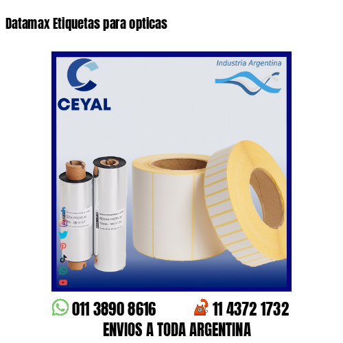 Datamax Etiquetas para opticas