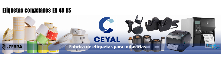 Etiquetas congelados EN 48 HS 