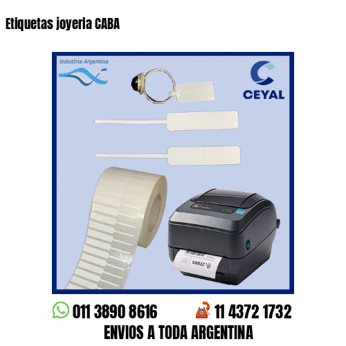 Etiquetas joyeria CABA