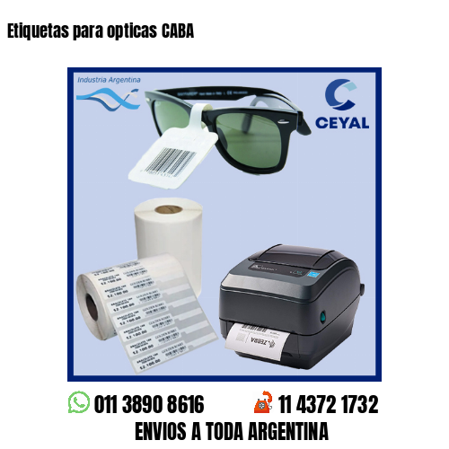 Etiquetas para opticas CABA