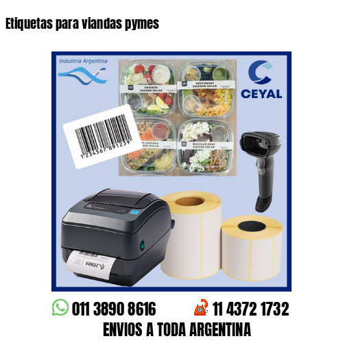 Etiquetas para viandas pymes