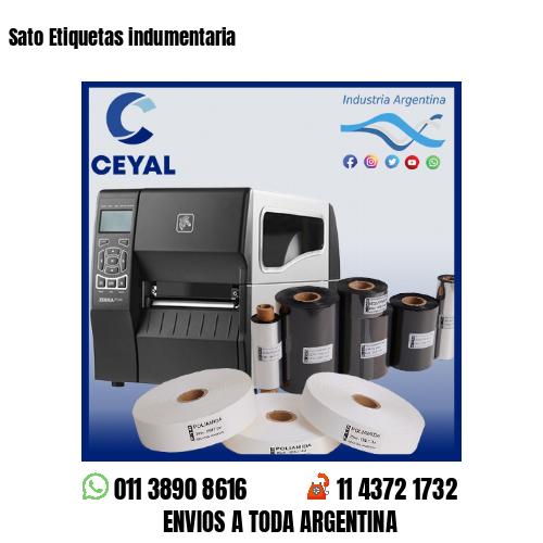 Sato Etiquetas indumentaria