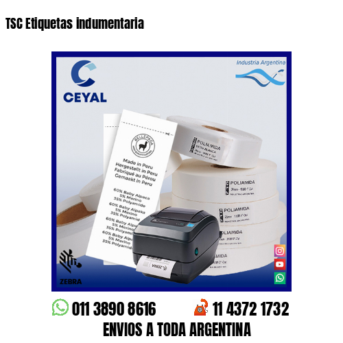 TSC Etiquetas indumentaria