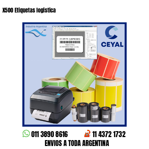 X500 Etiquetas logistica