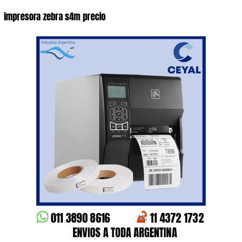 impresora zebra s4m precio