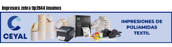impresora zebra tlp2844 insumos