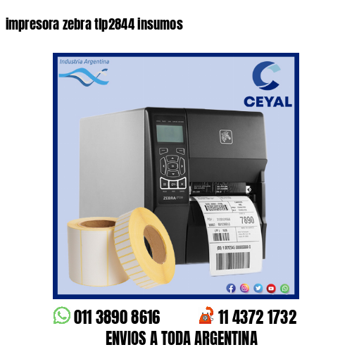 impresora zebra tlp2844 insumos