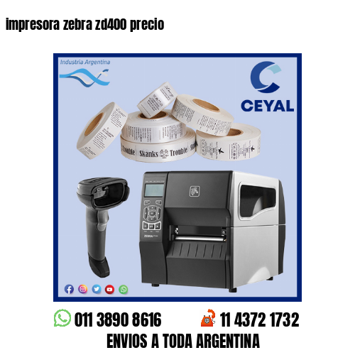 impresora zebra zd400 precio