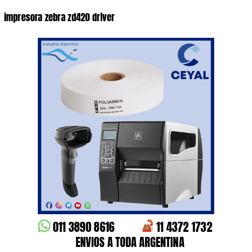 impresora zebra zd420 driver